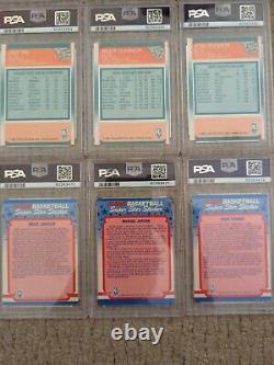 1988 Fleer PSA GRADED LOT 3x Michael Jordan 24 Cards Total Great Starter Set