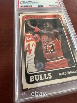 1988 Fleet Michael Jordan Psa 7 Chicago Bulls NBA