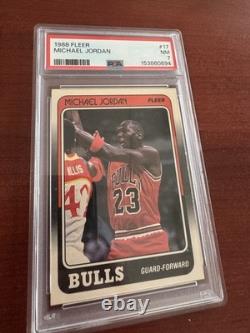 1988 Fleet Michael Jordan Psa 7 Chicago Bulls NBA