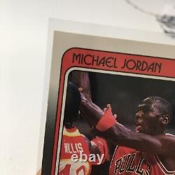 1988 fleer michael jordan # 17 HOF Chicago Bulls