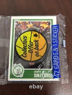 1989-90 Fleer Basketball RACK Pack Michael Jordan Front Magic Johnson Sticker