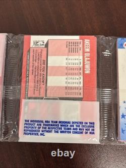1989-90 Fleer Basketball RACK Pack Michael Jordan Front Magic Johnson Sticker