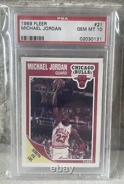 1989 Fleer #21 Michael Jordan Psa 10