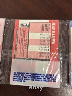 1989 Fleer Basketball Rack Pack Michael Jordan Showing Top Isiah Thomas Sticker