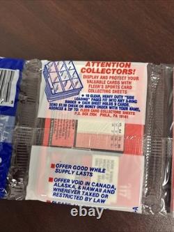 1989 Fleer Basketball Rack Pack Michael Jordan Showing Top Isiah Thomas Sticker