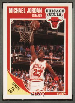 1989 Fleer Michael Jordan #21 NBA Basketball Card Chicago Bulls PSA 9