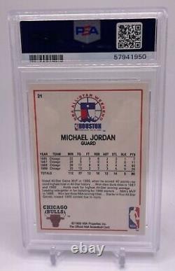 1989 Hoops Michael Jordan All Star #21 PSA 10 GEM MINT Chicago Bulls