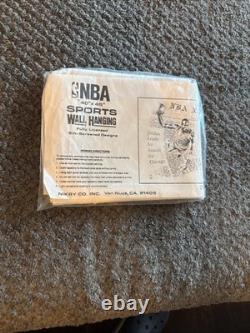 1989 Michael Jordan Nikry NBA Wall Hanging 40x45 Silk Screen NOS Vtg New In Bag