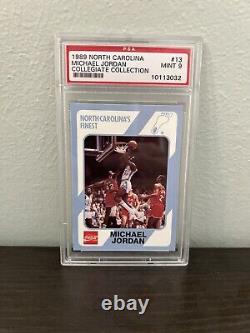 1989 Michael Jordan PSA 9 (7) COMPLETE UNC Collegiate Collection