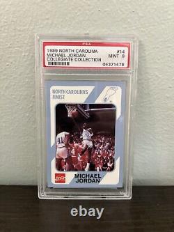 1989 Michael Jordan PSA 9 (7) COMPLETE UNC Collegiate Collection