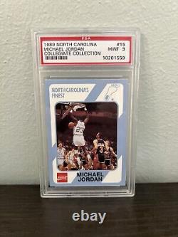 1989 Michael Jordan PSA 9 (7) COMPLETE UNC Collegiate Collection