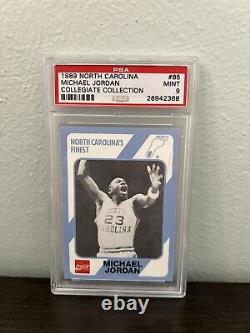 1989 Michael Jordan PSA 9 (7) COMPLETE UNC Collegiate Collection