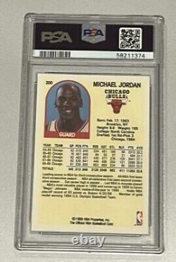 1989 NBA Hoops Michael Jordan 200 PSA 10