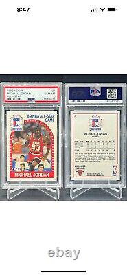 1989 NBA Hoops Michael Jordan All Star #21 Mint PSA 10 Chicago Bulls