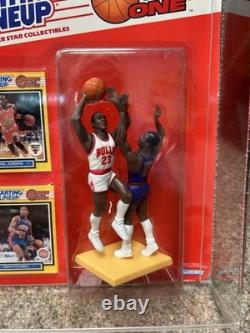 1989 Starting Lineup One On One Michael Jordan Isiah Thomas Figure With Acrylic
