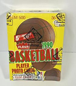 1990-91 Fleer Basketball BBCE Wax Box Certified Wrapped FASC Michael Jordan HOF