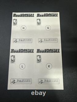 1990/91 HAND CUT 2 MICHAEL JORDAN Chicago Bulls 23, 2 BIRD Boston Celtics 33