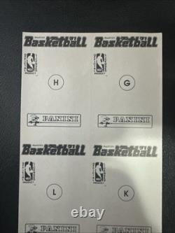 1990/91 HAND CUT 2 MICHAEL JORDAN Chicago Bulls 23, 2 BIRD Boston Celtics 33