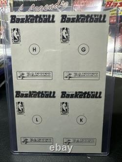 1990/91 HAND CUT 2 MICHAEL JORDAN Chicago Bulls 23, 2 BIRD Boston Celtics 33