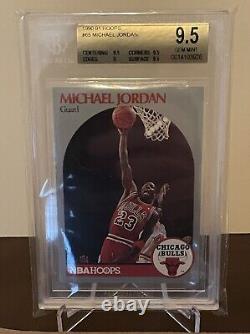 1990-91 NBA Hoops Michael Jordan #65 BGS 9.5 GEM MINT POP 54