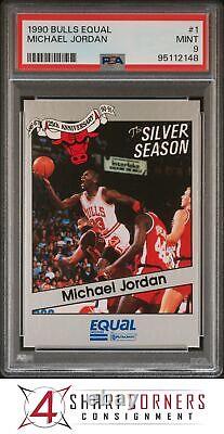 1990 Bulls Equal #1 Michael Jordan Bulls Hof Psa 9 K4120471-148