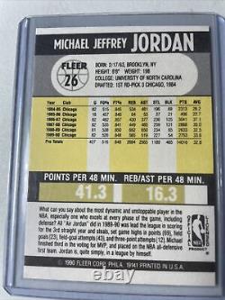 1990 Fleer #26 Michael Jordan (Error card)