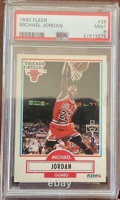 1990 Fleer Basketball Michael Jordan #26 PSA 10 GEM MINT BEAUTIFUL CARD