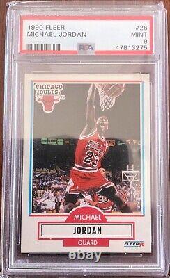 1990 Fleer Basketball Michael Jordan #26 PSA 10 GEM MINT BEAUTIFUL CARD