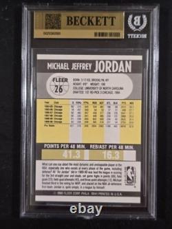 1990 Fleer Michael Jordan #26 Chicago Bulls Gem Mint Bgs 9.5