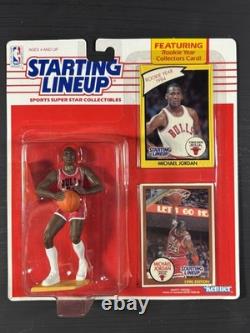 1990 Kenner Starting Lineup Michael Jordan Chicago Bulls SEALED Yellow Card RARE