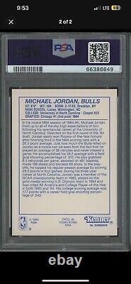 1990 Kenner Starting Lineup Yellow Michael Jordan Bulls HOF PSA 8 NM-MT