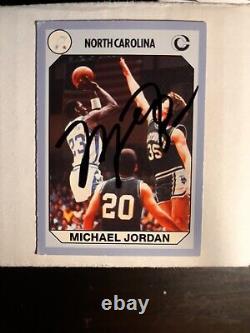 1990 Michael Jordan Autographed signed Basketball card no COA