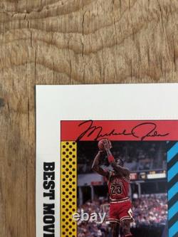 1990 Michael Jordan McDonald's uncut sheet great corners? Pink Promo