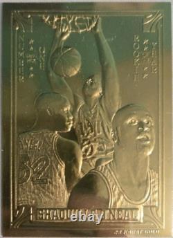 1990s NBA Legends Gold Collection Framed Jordan Kobe Shaq Pippen Wall Art