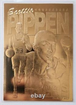 1990s NBA Legends Gold Collection Framed Jordan Kobe Shaq Pippen Wall Art