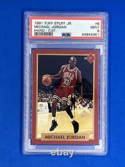 1991 Tuff Stuff Jr. Michael Jordan #6 Psa 9 Mint