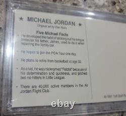 1991 Tuff Stuff Rare Postcard #5 Michael Jordan Chicago Bulls PSA Magazine Card
