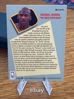 1992-93 Fleer Total D #5 Michael Jordan Chicago Bulls HOF