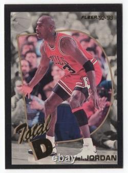 1992-93 Fleer Total D Rare Michael Jordan