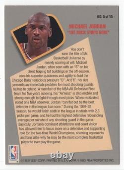 1992-93 Fleer Total D Rare Michael Jordan