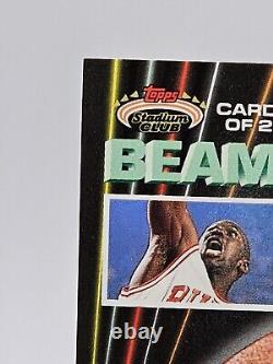 1992-93 Topps Stadium Club Beam Team MICHAEL JORDAN Chicago Bulls #1