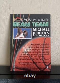 1992-93 Topps Stadium Club Beam Team Members Only #1 Michael Jordan HOF