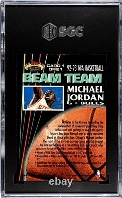 1992-93 Topps Stadium Club Beam Team Michael Jordan #1 Members Only SGC 8.5