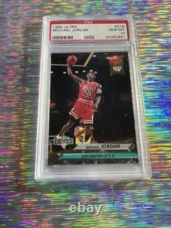 1992 Fleer Ultra #216 Michael Jordan Chicago Bulls HOF PSA 10 GEM MINT