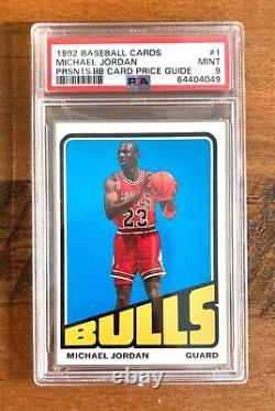 1992 Michael Jordan BB cards presents PSA 9 POP 1 none higher
