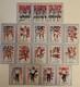 1992 Skybox USA Dream Team Barcelona Full 17 Card Set Cards #530-546 All HOF