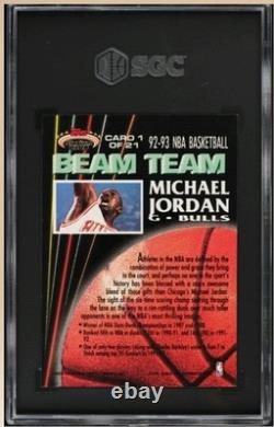 1992 Stadium Club Beam Team Michael Jordan #1 SGC 7 NRMT