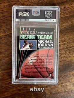 1992 Stadium Club Beam Team Topps Michael Jordan PSA 8 NM-MT