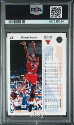 1992 Upper Deck Michael Jordan #23 Psa 10 Gem Mt Newly Graded! Iconic