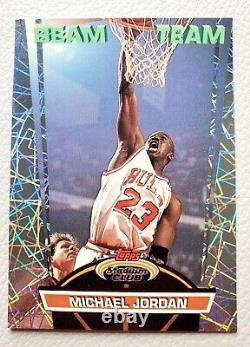 1992 stadium club beam team Michael Jordan #1 Mint